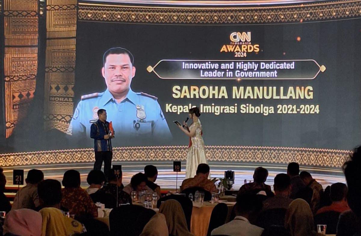 Saroha Manullang Pemenang CNN Awards Kategori Pemimpin yang Inovatif dan Berdedikasi Tinggi di Pemerintahan